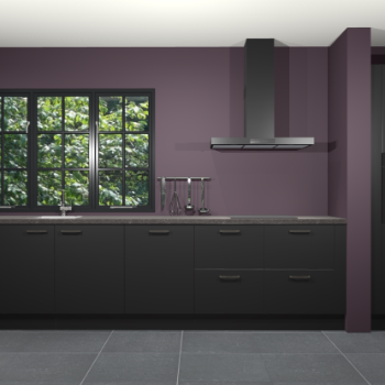 Zwarte keuken Elzas 40612