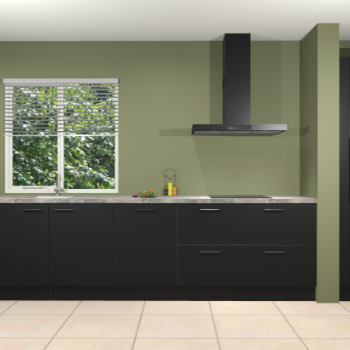 Zwarte keuken Elzas 40617