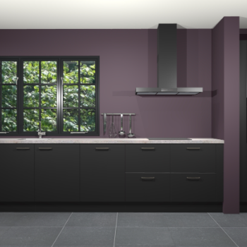 Zwarte keuken Elzas 40624