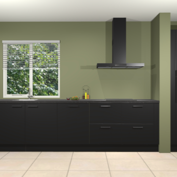 Zwarte keuken Elzas 40630