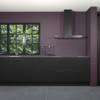 Zwarte keuken Elzas 40631