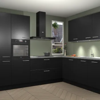 Zwarte keuken Liverpool 25777