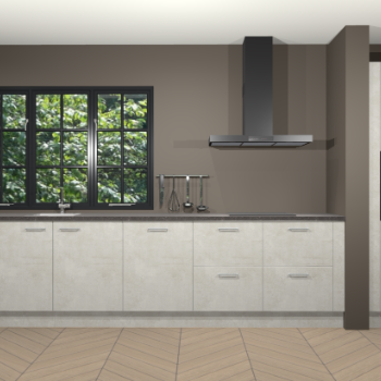 Beton opaal keuken Elzas 40648