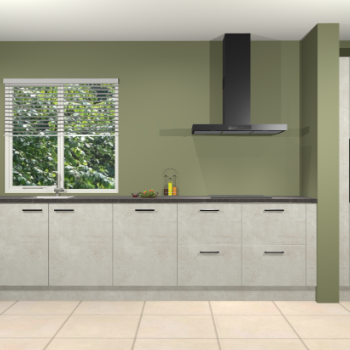 Beton opaal keuken Elzas 40650