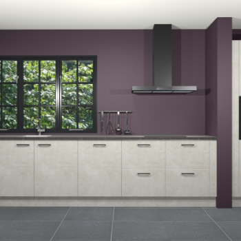 Beton opaal keuken Elzas 40651