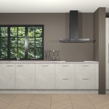 Beton opaal keuken Elzas 40660