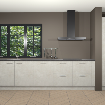 Beton opaal keuken Elzas 40666