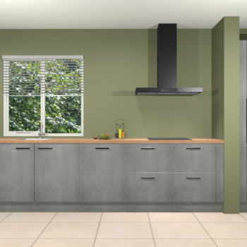 Beton parelgrijs keuken Elzas 40676