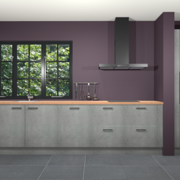 Beton parelgrijs keuken Elzas 40677