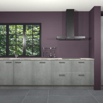 Beton parelgrijs keuken Elzas 40698