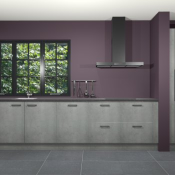 Beton parelgrijs keuken Elzas 40714