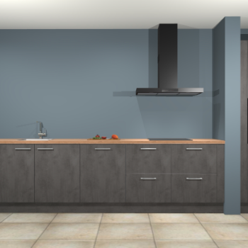 Beton antraciet keuken Elzas 40739