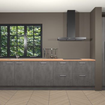 Beton antraciet keuken Elzas 40740