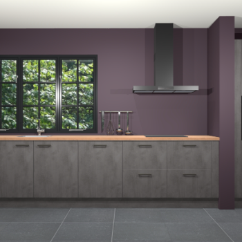 Beton antraciet keuken Elzas 40743