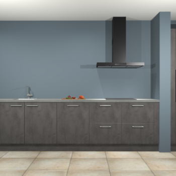 Beton antraciet keuken Elzas 40745