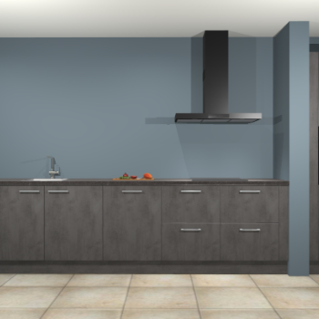 Beton antraciet keuken Elzas 40751