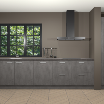 Beton antraciet keuken Elzas 40752