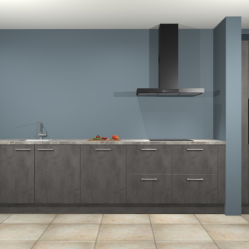 Beton antraciet keuken Elzas 40757