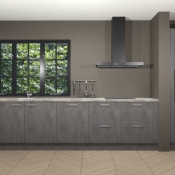 Beton antraciet keuken Elzas 40758