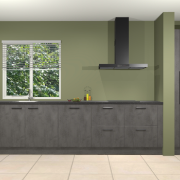 Beton antraciet keuken Elzas 40772