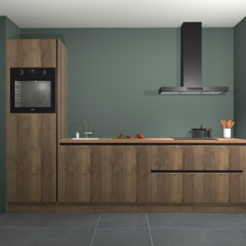 Chocolade eiken greeploze keuken Belize 41444