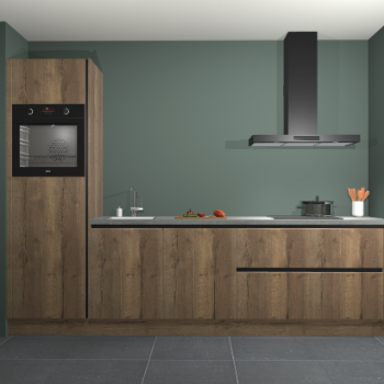 Chocolade eiken greeploze keuken Belize 41450