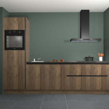 Chocolade eiken greeploze keuken Belize 41456