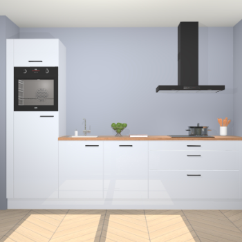 Sneeuwwitte hoogglans keuken Belize 41481