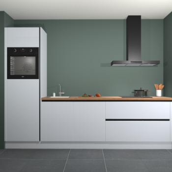 Sneeuwwitte hoogglans greeploze keuken Belize 41483