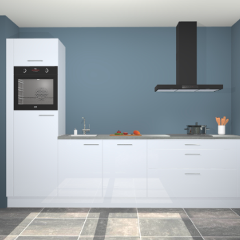 Sneeuwwitte hoogglans keuken Belize 41485