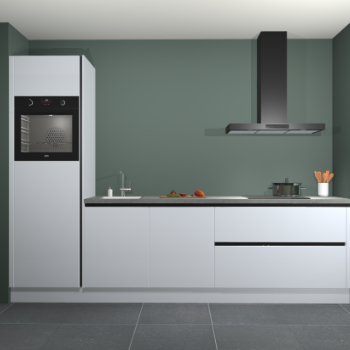 Sneeuwwitte hoogglans greeploze keuken Belize 41490