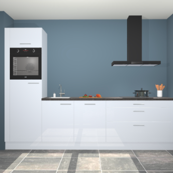 Sneeuwwitte hoogglans keuken Belize 41491