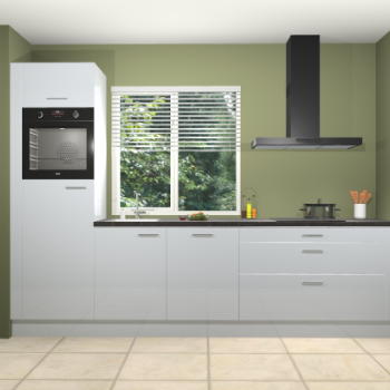 Sneeuwwitte hoogglans keuken Belize 41492