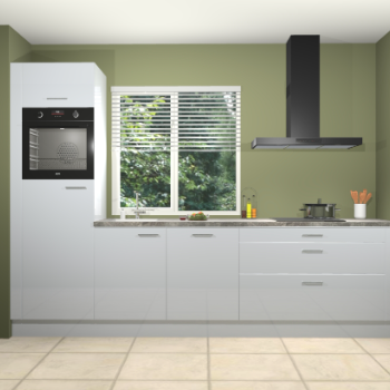 Sneeuwwitte hoogglans keuken Belize 41498