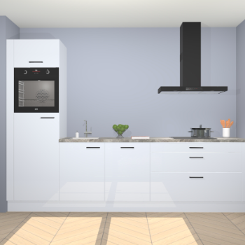 Sneeuwwitte hoogglans keuken Belize 41500