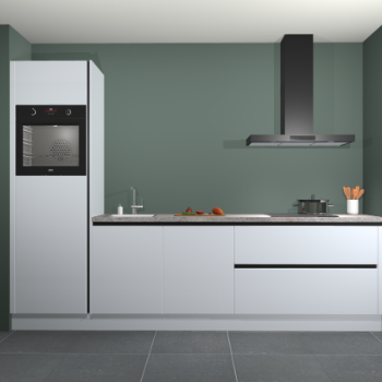 Sneeuwwitte hoogglans greeploze keuken Belize 41508