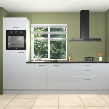 Sneeuwwitte hoogglans keuken Belize 41510