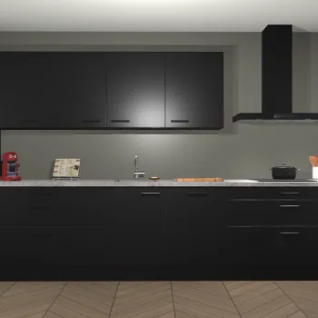 Zwarte keuken Berlijn 21222