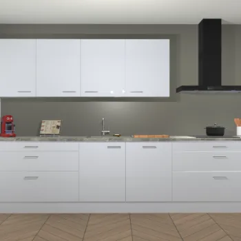 Sneeuwwitte hoogglans keuken Berlijn 21223