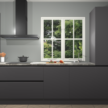 Onyxgrijze Greeploze keuken Taranto 39155