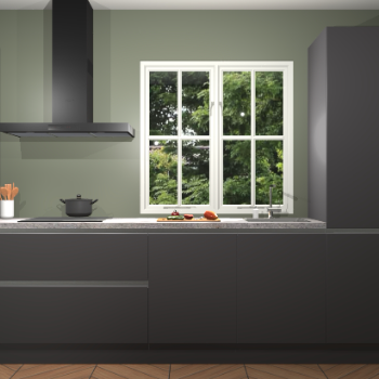 Onyxgrijze Greeploze keuken Taranto 39158