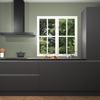 Onyxgrijze Greeploze keuken Taranto 39164