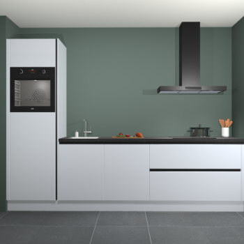 Sneeuwwitte hoogglans greeploze keuken Belize 41514