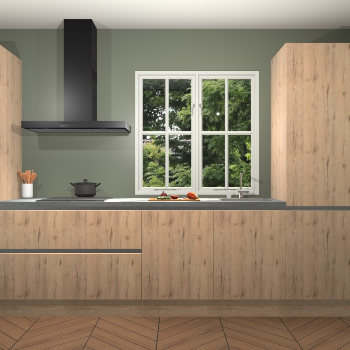 Madera Natuur Greeploze keuken Taranto 39251