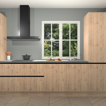 Madera Natuur Greeploze keuken Taranto 39254
