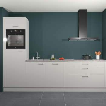 Zijdegrijze hoogglans keuken Belize 41544