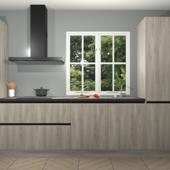 Vuren Greeploze keuken Taranto 39530