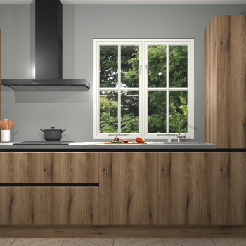 Goud Eiken Greeploze keuken Taranto 39887