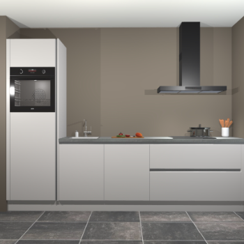 Zijdegrijze greeploze keuken Belize 41653