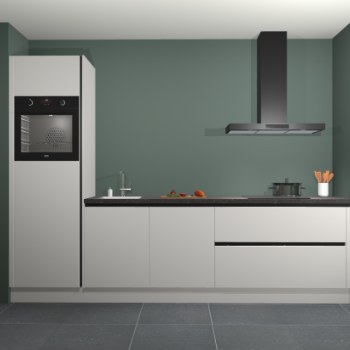 Zijdegrijze greeploze keuken Belize 41662